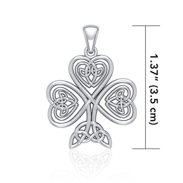 Celtic Knot Shamrock Pendant TP3415 - Jewelry